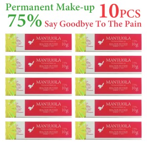 10PCS MANTUOLA Tattoo Care Cream,Tattoo Eyebrow Embroidered Semi Permanent