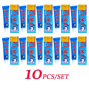 10PCS BLUE TK 40% TK Topical Tattoo Cream Tattoo Eyebrow Embroidered Semi Permanent